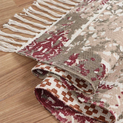 Afterglow Gold Dhurrie