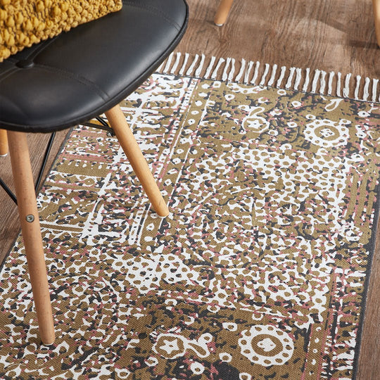 Afterglow Gold Dhurrie