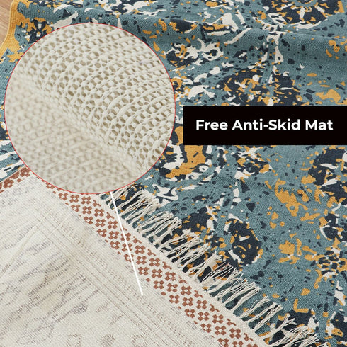 Euphoria Blue Dhurrie