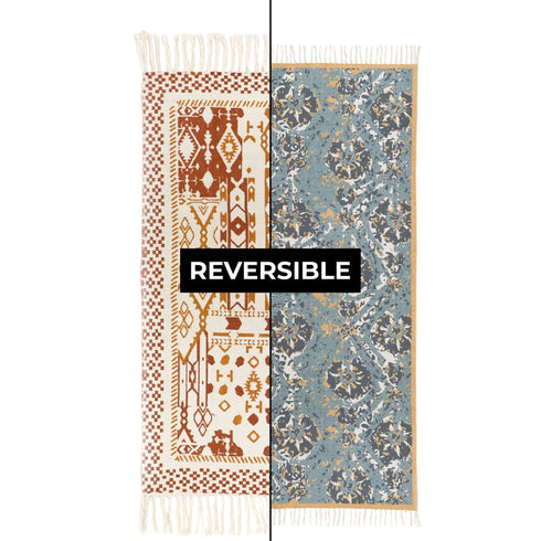 Euphoria Blue Dhurrie