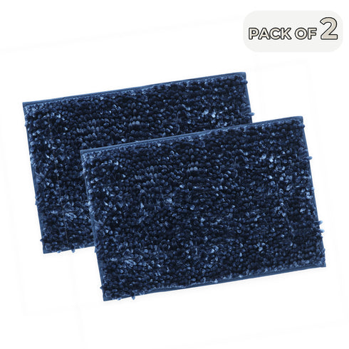 Glaze Denim Bathmat (Pack of 2)