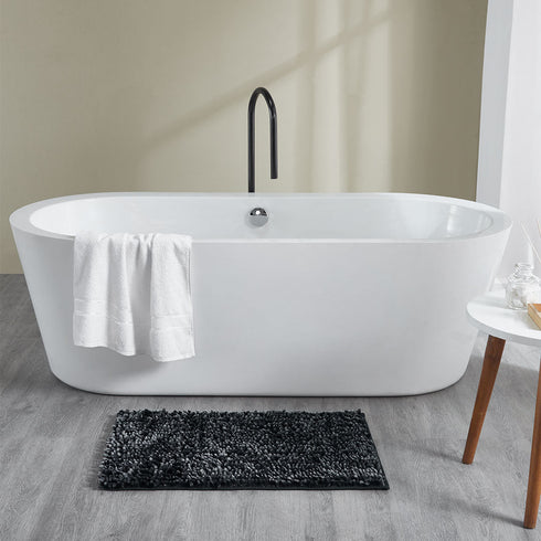 Glaze Grey Bathmat