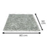 Glaze Silver Bathmat (Pack of 2)