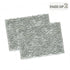 Glaze Silver Bathmat (Pack of 2)