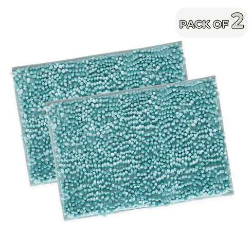 Glaze Teal Bathmat (Pack of 2)