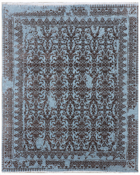 Frazzle Jade Blue Brown