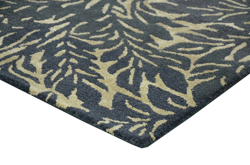 Taupe Silver Verdure